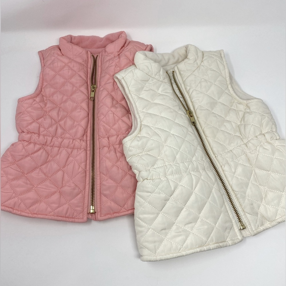 Old Navy Quilted Vests (2) - Size 18-24 Months
